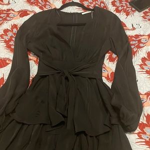 black boutique dress